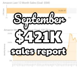 September 2020 sales update
