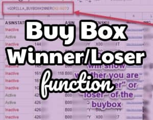 How to track whether you are winning or losing the buy box
