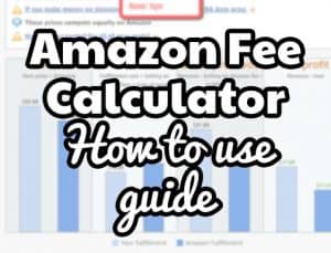 Free Amazon FBA calculator and profit loss spreadsheet