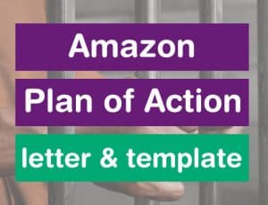 Amazon plan of action and appeal letter to reinstate suspended listing