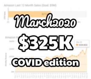 March COVID19 monthly update at $325K
